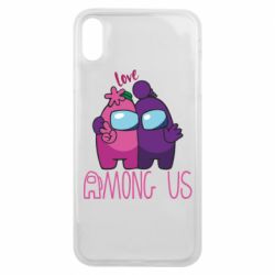 Чехол для iPhone Xs Max Love is Among Us - PrintSalon