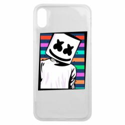 Чехол для iPhone Xs Max Marshmello Colorful Portrait - PrintSalon
