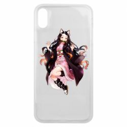 Чохол для iPhone Xs Max Nezuko cat - PrintSalon