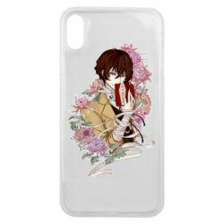 Чехол для iPhone Xs Max Osamu Dazai in flowers-PrintSalon Чехол для iPhone Xs Max Osamu Dazai in flowers