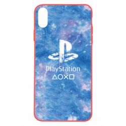 Чохол для iPhone Xs Max Playstation on tai dai background - PrintSalon