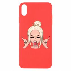 Чехол для iPhone Xs Max Punk Girl - PrintSalon