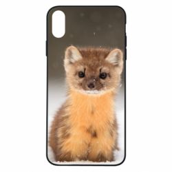 Чехол для iPhone Xs Max Пушистая куница - PrintSalon
