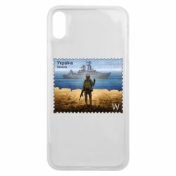 Чехол для iPhone Xs Max русский корабль иди на@