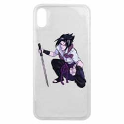 Чехол для iPhone Xs Max Sasuke with katana - PrintSalon