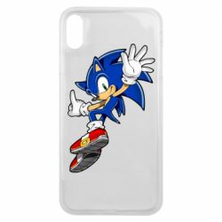 Чехол для iPhone Xs Max Sonic and the jump - PrintSalon