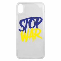 Чехол для iPhone Xs Max Stop this war - PrintSalon
