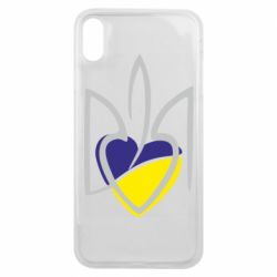 Чехол для iPhone Xs Max Ukrainian heart - PrintSalon