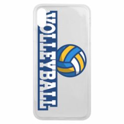 Чехол для iPhone Xs Max Volleyball text and ball - PrintSalon