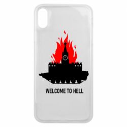 Чехол для iPhone Xs Max Welcome to Hell - PrintSalon