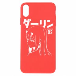 Чехол для iPhone Xs Max Zero Two Girl - PrintSalon