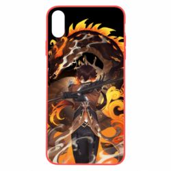 Чохол для iPhone Xs Max Zhongli Geo Archon Morax - PrintSalon