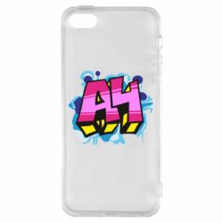 Чехол для iPhone5/5S/SE А4 Граффити - PrintSalon