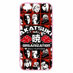 Чохол для iphone 5/5S/SE Akatsuki Organization - PrintSalon
