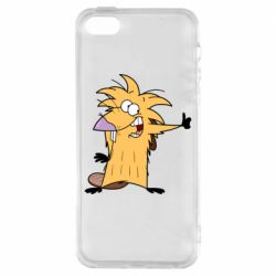 Чехол для iPhone5/5S/SE Angry Beavers: Norbert - PrintSalon
