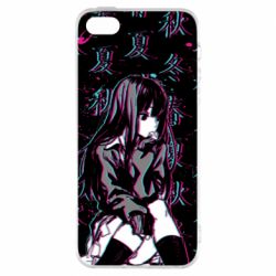 Чохол для iphone 5/5S/SE Anime Girl Glitch - PrintSalon