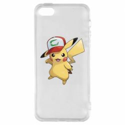 Чехол для iPhone5/5S/SE Ash's hat Pikachu - PrintSalon
