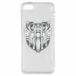 Чехол для iPhone5/5S/SE Bike Shield Art - PrintSalon