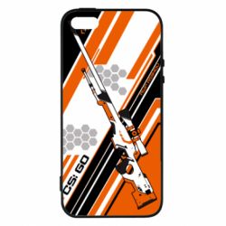 Чохол для iphone 5/5S/SE CS: GO AWP Asiimov Skin - PrintSalon