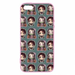Чехол для iPhone5/5S/SE Cute Tanjiro with Nezuko - PrintSalon