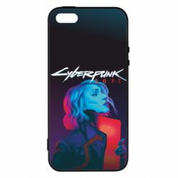 Чохол для iphone 5/5S/SE Cyberpunk Girl Portrait - PrintSalon