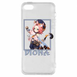 Чехол для iPhone5/5S/SE Diona Genshin Impact - PrintSalon