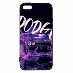 Чохол для iphone 5/5S/SE Dodge Art neon - PrintSalon