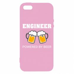 Чехол для iPhone5/5S/SE Engineer Powered By Beer - PrintSalon
