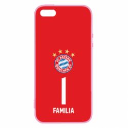 Чехол для iPhone5/5S/SE FC Bayern. Твоя фамилия, номер (англ.) - PrintSalon