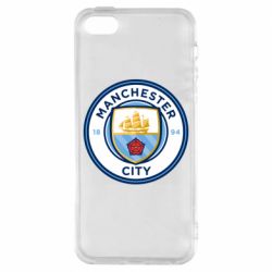 Чехол для iPhone5/5S/SE FC Manchester City Logo - PrintSalon