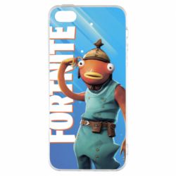 Чохол для iphone 5/5S/SE Fishstick And Fortnite Logo