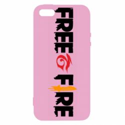 Чохол для iphone 5/5S/SE Free fire and logo Garena - PrintSalon