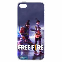 Чехол для iPhone5/5S/SE Garena Free Fire Samurai Team - PrintSalon