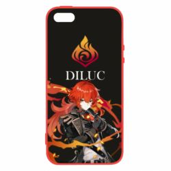 Чохол для iphone 5/5S/SE Genshin Impact Diluc - PrintSalon