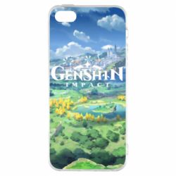 Чохол для iphone 5/5S/SE Genshin Impact World - PrintSalon