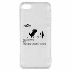 Чехол для iPhone5/5S/SE Internet Dinosaur - PrintSalon