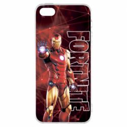 Чехол для iPhone5/5S/SE Iron Man Fortnite - PrintSalon