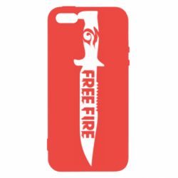Чохол для iphone 5/5S/SE Knife Free fire - PrintSalon