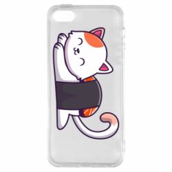 Чехол для iPhone5/5S/SE Котик-суши - PrintSalon