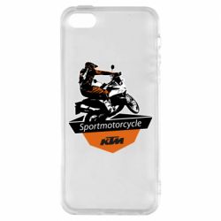 Чехол для iPhone5/5S/SE KTM Sportmotorcycle Art - PrintSalon