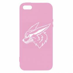 Чехол для iPhone5/5S/SE Kurama line art - PrintSalon