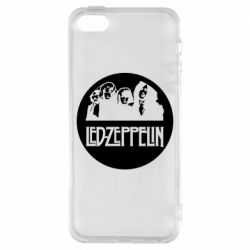 Чехол для iPhone5/5S/SE Led Zeppelin in a circle - PrintSalon