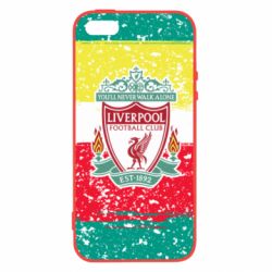 Чохол для iphone 5/5S/SE Liverpool and logo colors - PrintSalon