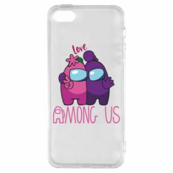 Чехол для iPhone5/5S/SE Love is Among Us - PrintSalon