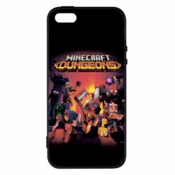 Чехол для iPhone5/5S/SE Minecraft Dungeons new - PrintSalon