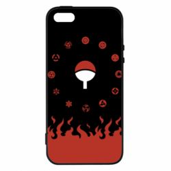 Чехол для iPhone5/5S/SE Naruto Sasuke Uchiha Sharingan - PrintSalon