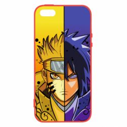 Чохол для iphone 5/5S/SE Naruto Vs Sasuke - PrintSalon