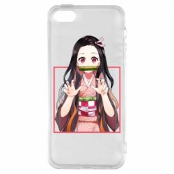 Чехол для iPhone5/5S/SE Nezuko - PrintSalon