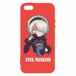 Чохол для iphone 5/5S/SE Nier. Fuck Mankind - PrintSalon