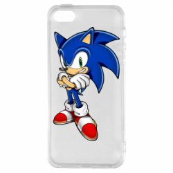 Чехол для iPhone5/5S/SE Sonic with smile - PrintSalon